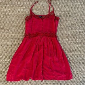 Top shop red dress